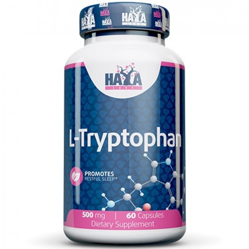 Haya Labs L-trüptofaan 500 mg 60 kapslit